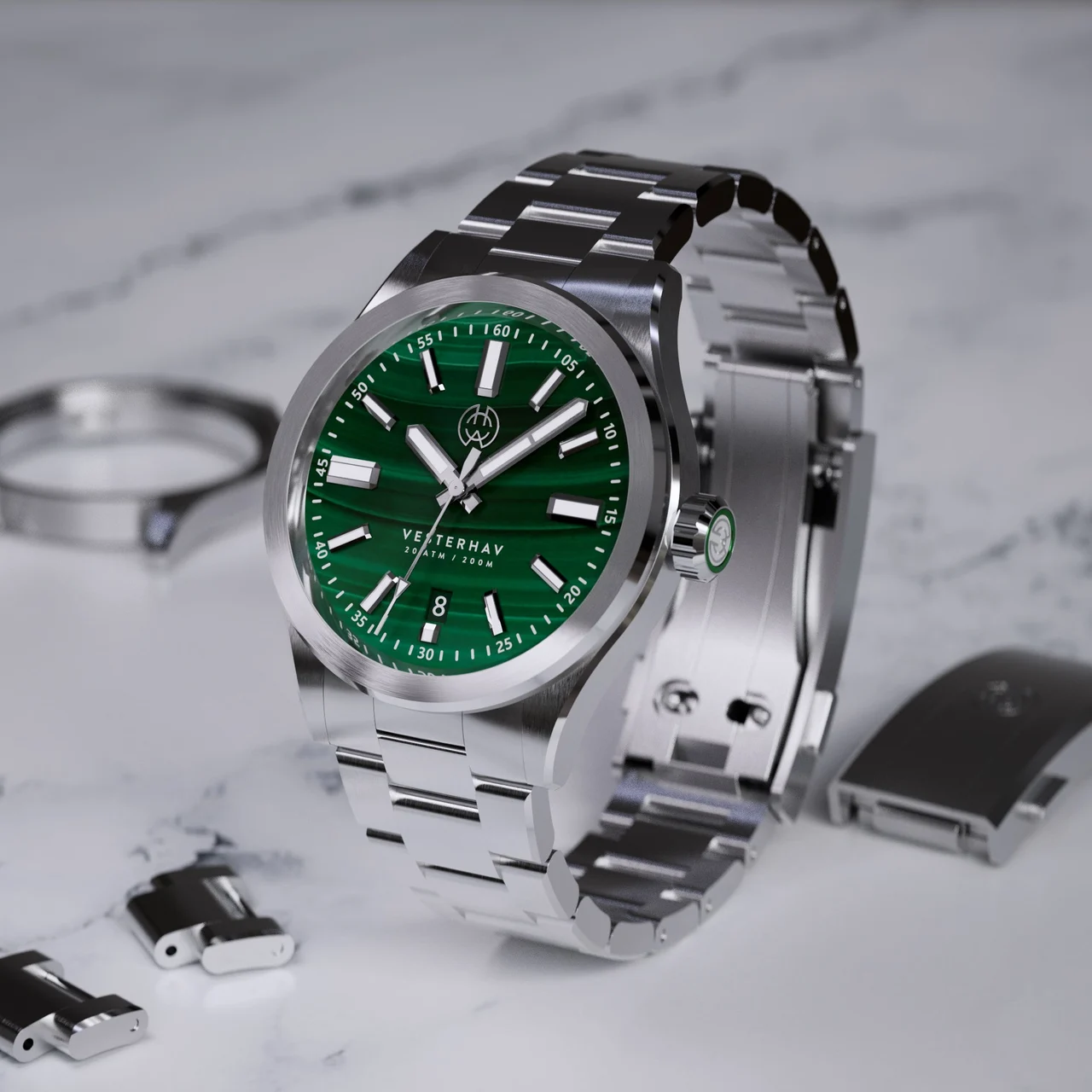Henry Archer Vesterhav HAC-VES-MAL-3LI 38 mm kol saati