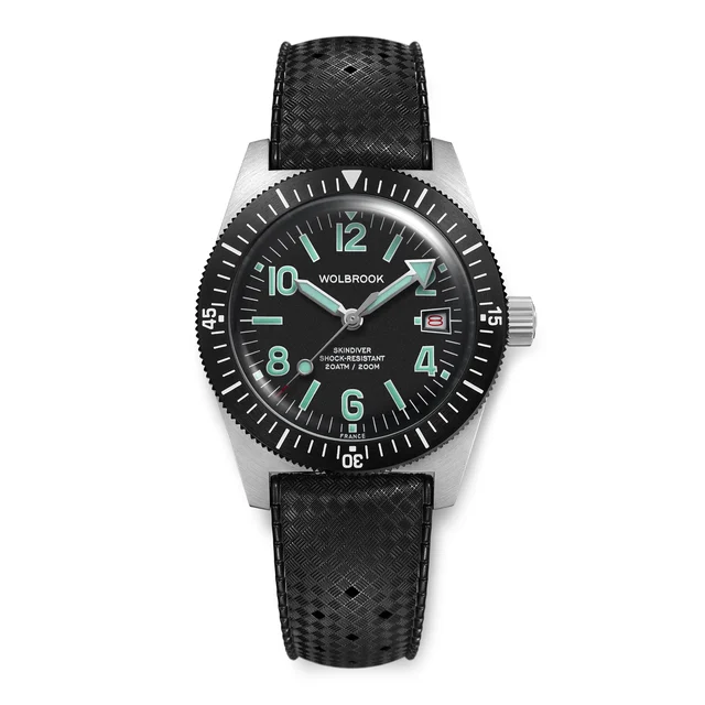 Wolbrook 26-SA38E-001-RB1-BLK-STL-LE1 kol saati