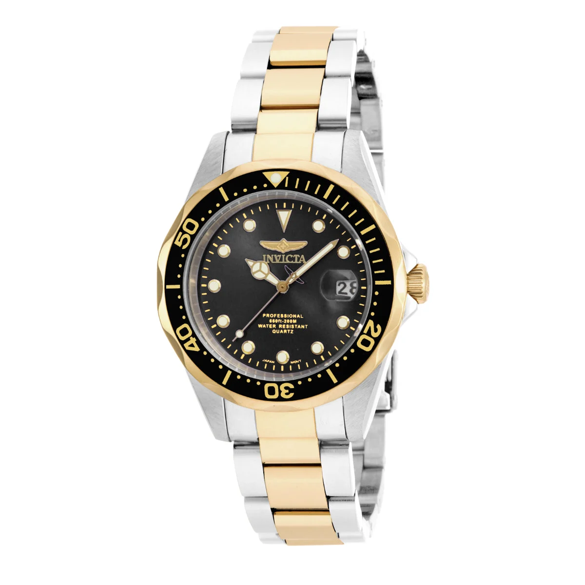 Invicta Pro Diver Watch - 37.5mm, Steel, Gold (ZG-17049) 37.5 mm kol saati