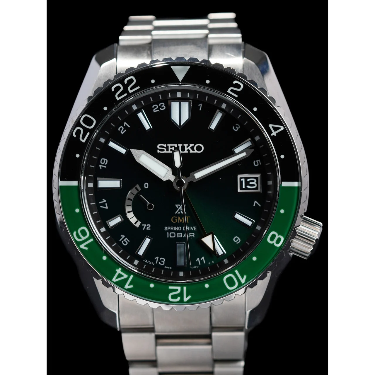 Seiko Prospex Line SNR053 Luxe TI Automatic Green-Black Dial U.S. SE NAP21000N14274 44.8 mm kol saati