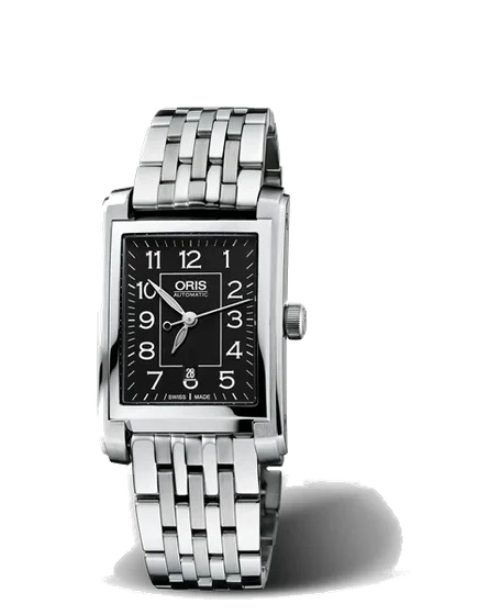 Oris Rectangular Date 01 561 7656 4034-07 8 17 82 kol saati