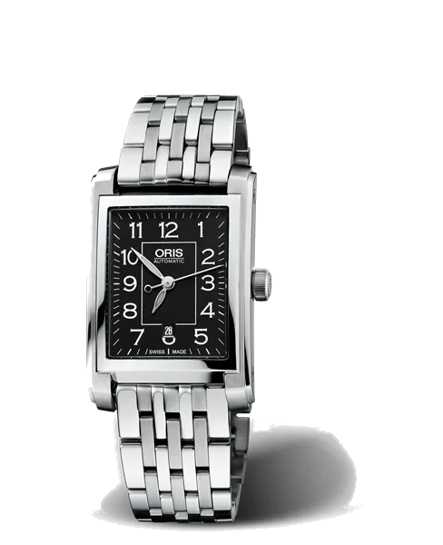 Oris Rectangular Date 01 561 7656 4034-07 8 17 82 24.5 mm kol saati