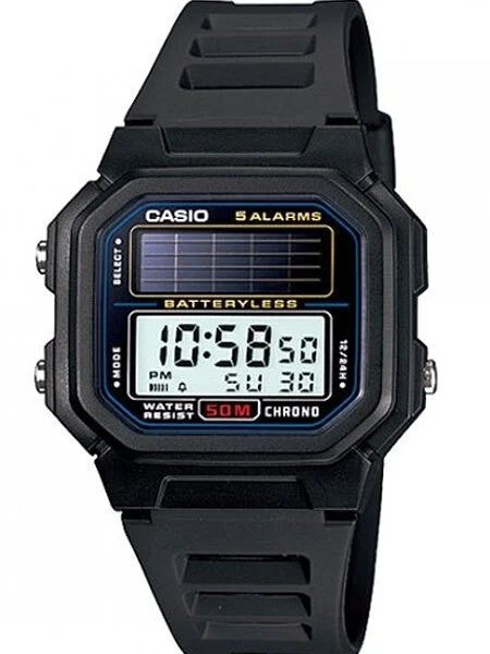 Casio Solar-Light Powered Digital Watch with Alarm and Stopwatch #AL-190W-1AV kol saati