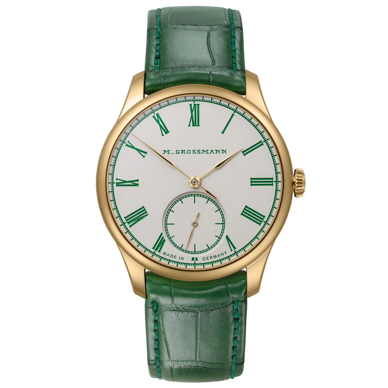 Moritz Grossmann Tefnut Silver-Plated by Friction 39mm MG-003983 39 mm kol saati
