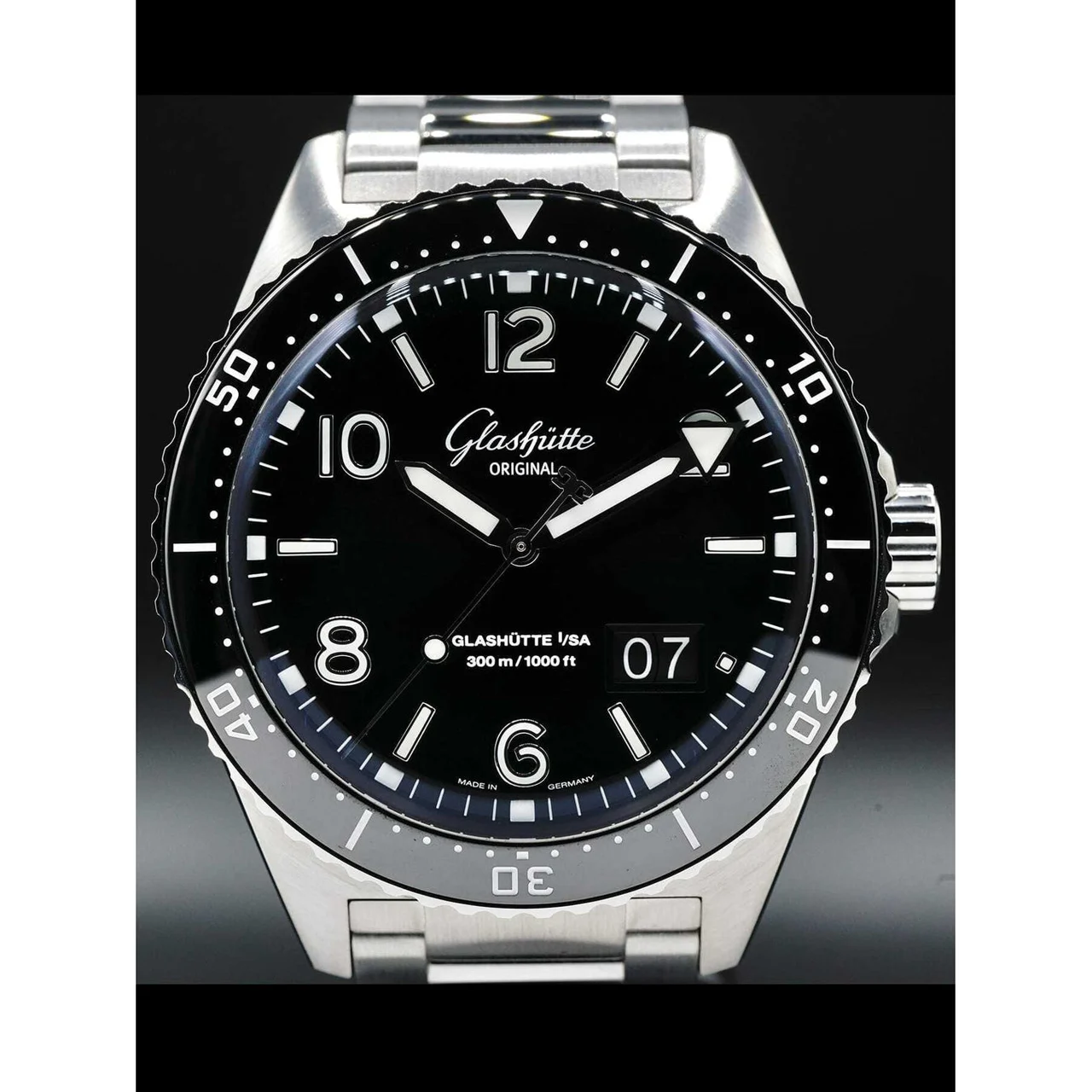Glashutte Original Glashütte Original SeaQ Panorama Date on Bracelet 1-36-13-01-80-70 210000021296 43.2 mm kol saati