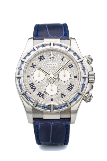 Rolex Set Of Four Daytona Beach With Diamond Bezel, White Gold 116589 kol saati