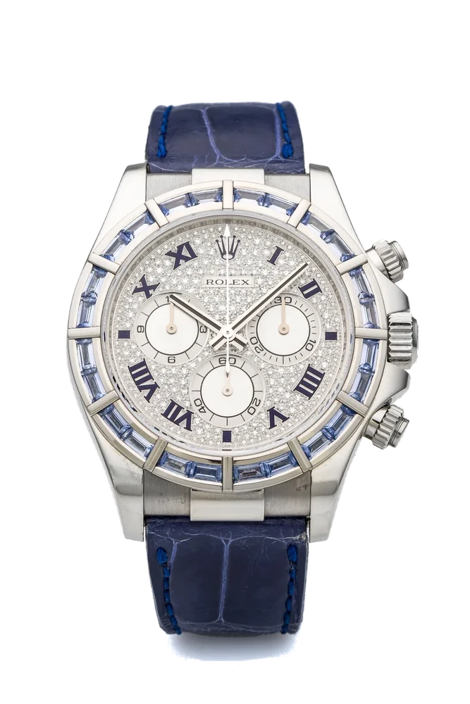 Rolex Set Of Four Daytona Beach With Diamond Bezel, White Gold 116589 kol saati