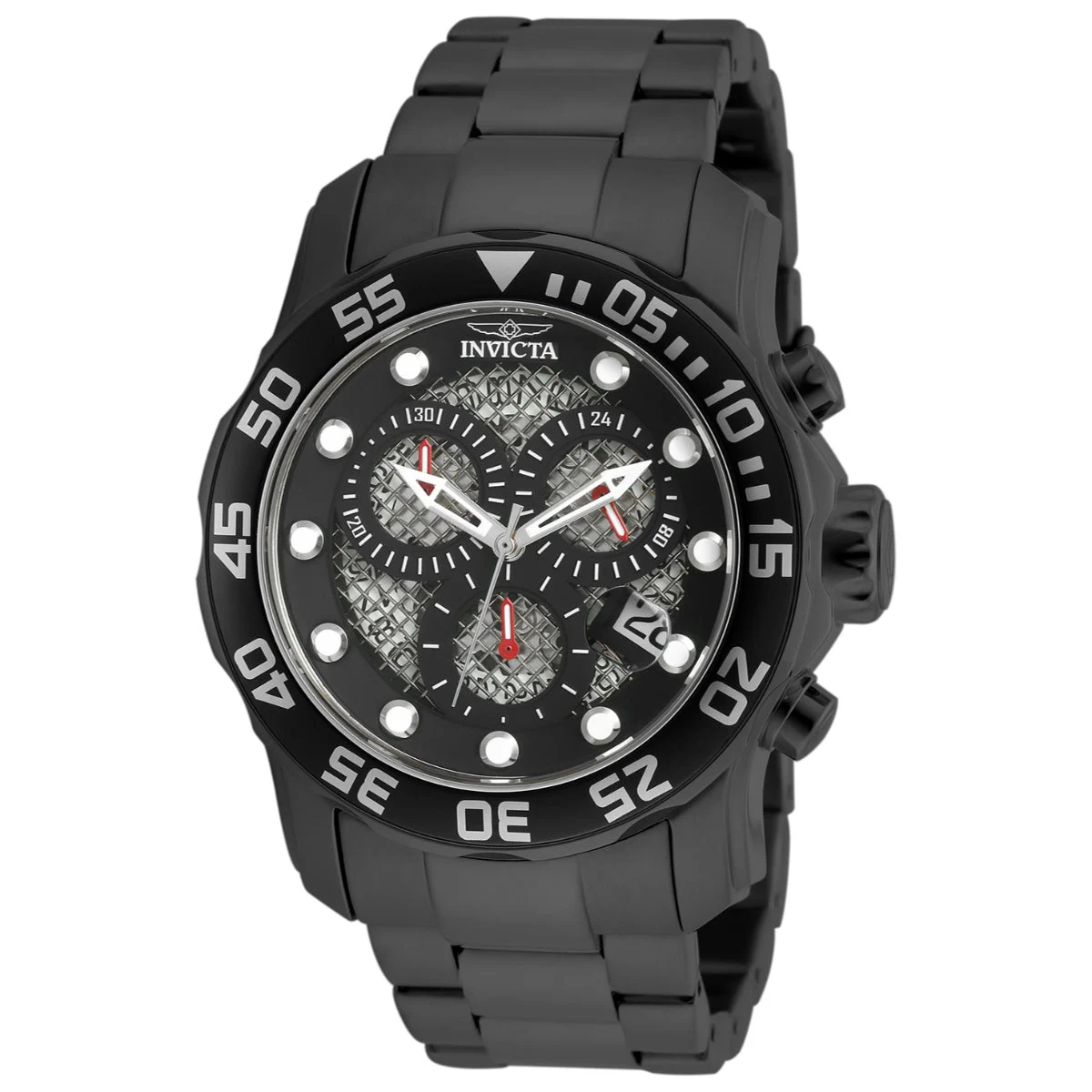 Invicta Pro Diver SCUBA Watch - 48.8mm, Black (ZG-19838) 48.8 mm kol saati