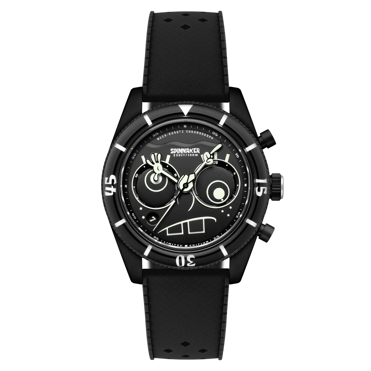 Fleuss Chronograph Eye Spy Black SP-5154-02 kol saati