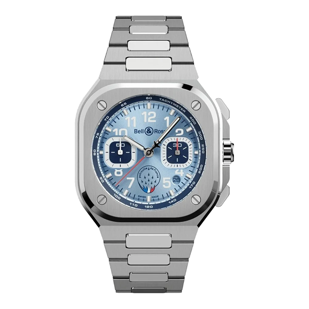 Bell & Ross Chrono Patrouille de France BR05C.PAF.ST.SST 42 mm kol saati