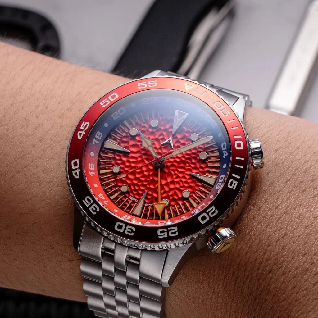 Aerotec Watches Aerotec-ace-x-gmt-red 42 mm kol saati