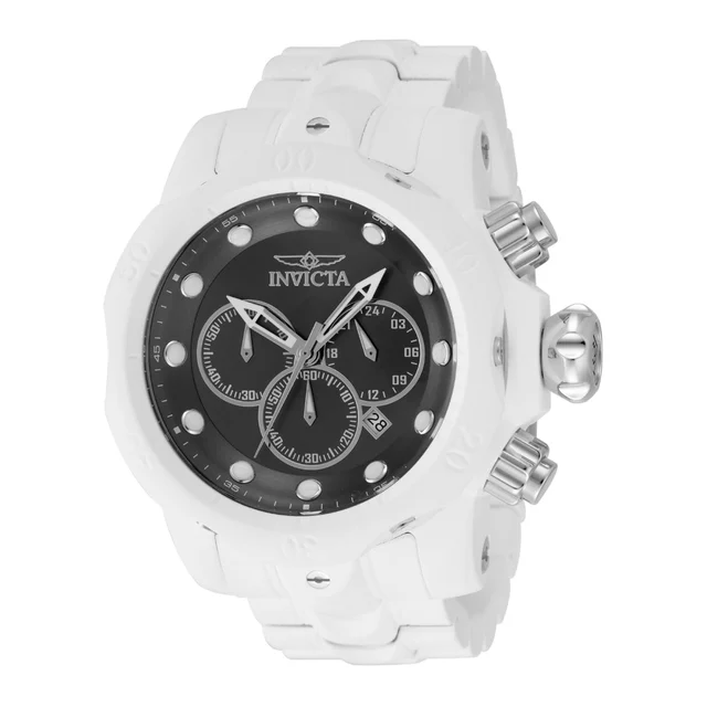 Invicta Venom Ghost Watch - 53.7mm, Aqua Plating, Steel (48223) kol saati