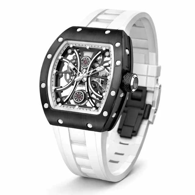 Invicta Rally Manifold Automatic Watch w/ Skeleton Dial - 42mm. White (69525) kol saati