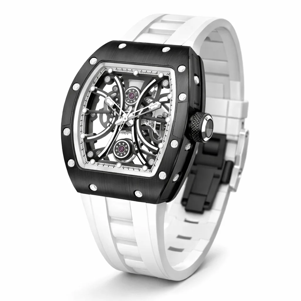 Invicta Rally Manifold Automatic Watch w/ Skeleton Dial - 42mm. White (69525) 42 mm kol saati
