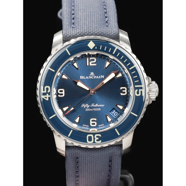 Blancpain Fifty Fathoms Automatic 42mm Blue Dial POC210000083548 kol saati