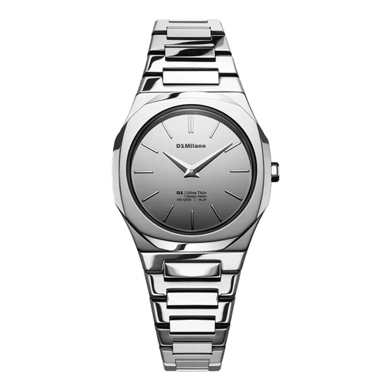 D1 MILANO Ultra Thin Silver Gleam UTBL39 kol saati