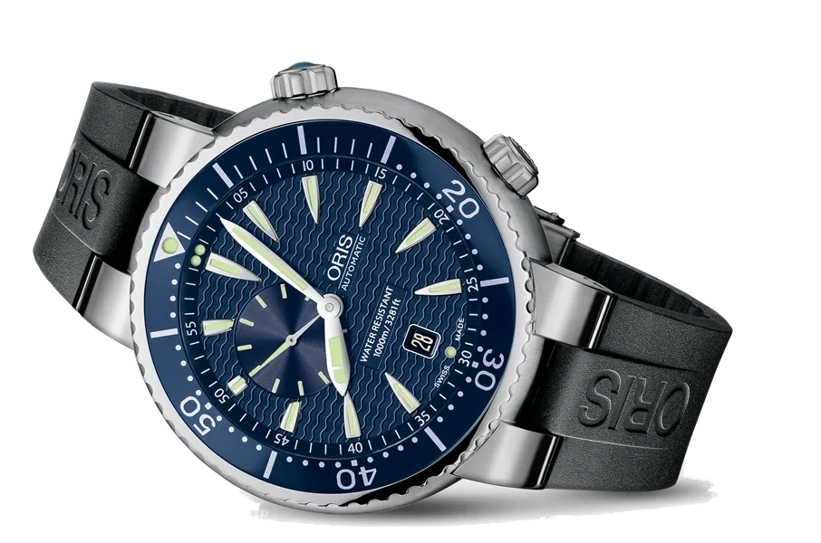 Oris Divers Small Second, Date 01 743 7609 8555-07 4 24 34EB 47 mm kol saati