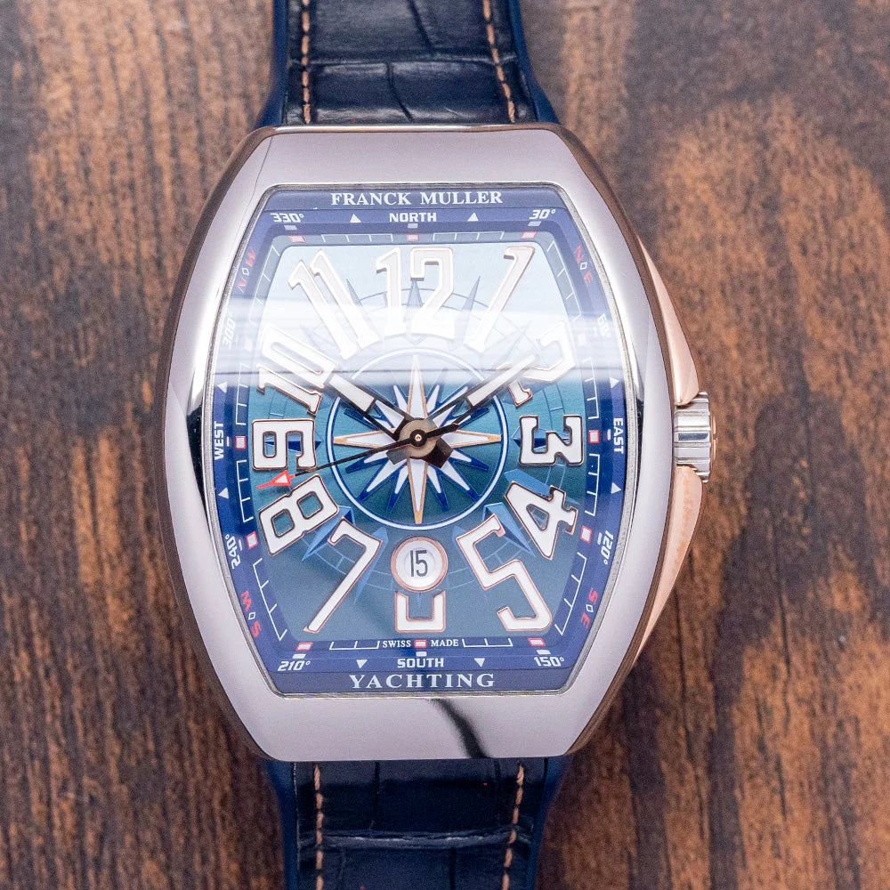Franck Muller Vanguard Yachting V 45 SC DT YACHTING STG AC 5N 44 mm kol saati