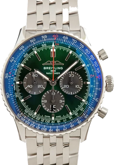 Breitling Navitimer B01 Chronograph 46 Black Dial AB0137211B1A1 kol saati