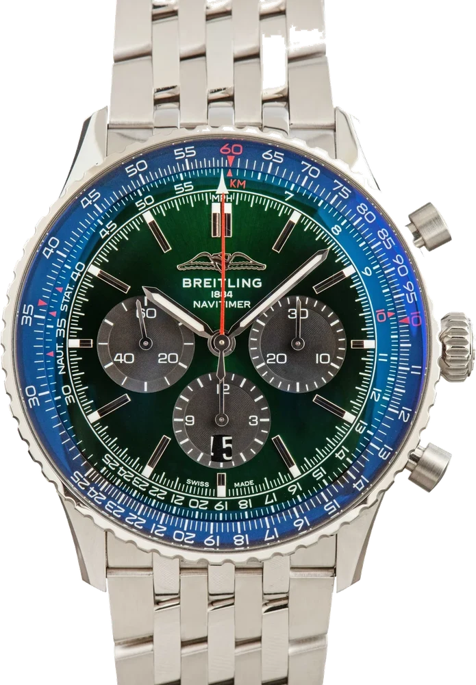 Breitling Navitimer B01 Chronograph 46 Black Dial AB0137211B1A1 46 mm kol saati