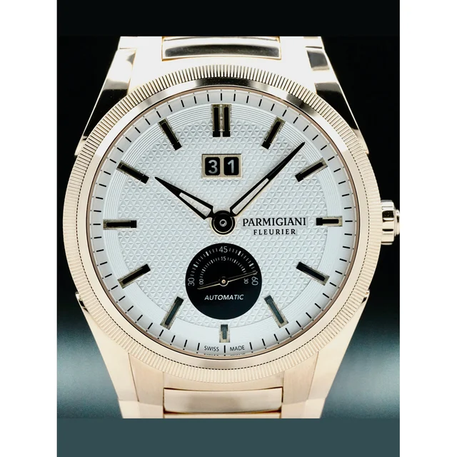 Parmigiani Fleurier Tonda GT Rose Gold Silver Black 210000056734 kol saati