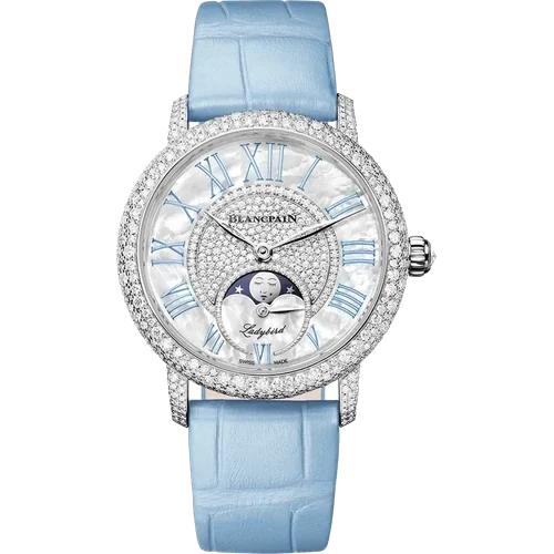 Blancpain Ladybird Colors Phases de Lune 3662 9496 99A 34.9 mm kol saati