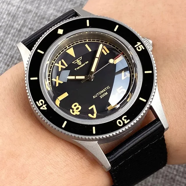 Tandorio Fifty FATHOMS Diver TD223 20bar NH35 PT5000 Sapphire 40mm 14:100013777#logo A-bez