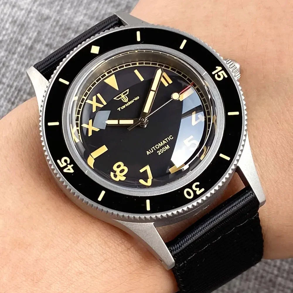Tandorio Fifty FATHOMS Diver TD223 20bar NH35 PT5000 Sapphire 40mm 14:100013777#logo A-bezel A;5:57000035#pt5000 40 mm kol saati