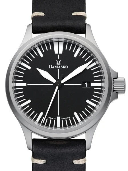Damasko Swiss DS30 Automatic Watch with a 39mm Bead-Blasted Submarine Steel Case #DS30 kol