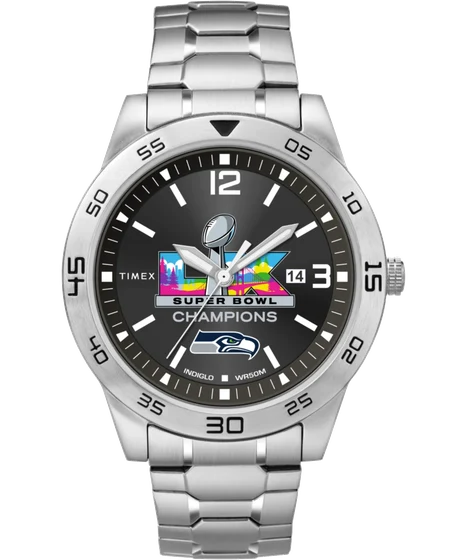 Timex Super Bowl LX Champions Seattle Seahawks- Citation TW6A17200 kol saati
