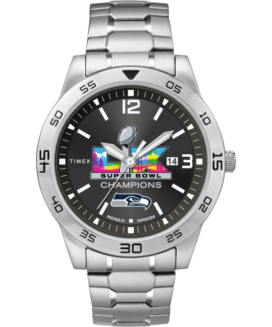 Timex Super Bowl LX Champions Seattle Seahawks- Citation TW6A17200YZ kol saati