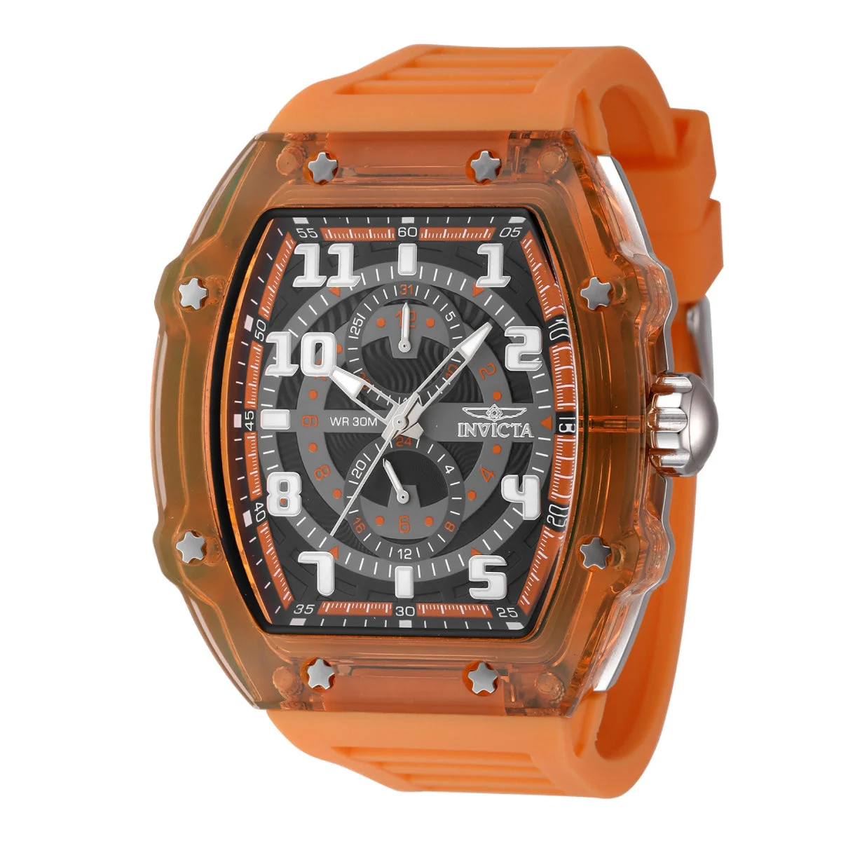 Invicta Racing Cyclone Watch - 48.5mm, Orange (48446) 48.5 mm kol saati