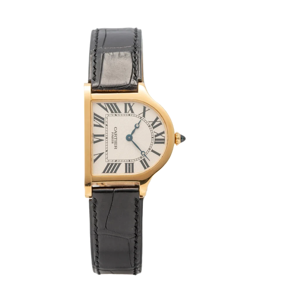 Cartier CARTIER, REF. 2841, CLOCHE, COLLECTION PRIVEE, NO. 45/100, MECHANICAL, YELLOW GOLD kol saati