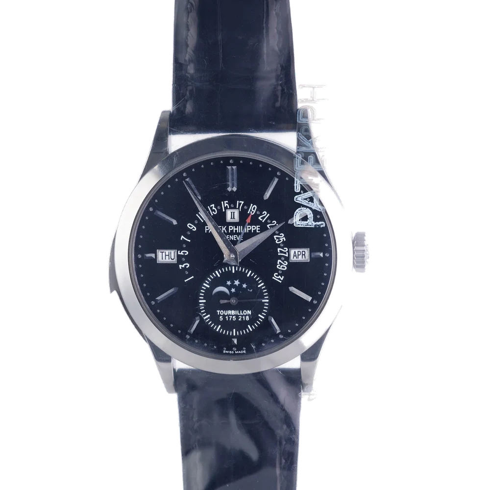 Patek Philippe PATEK PHILIPPE, REF. 5216P-001, TOURBILLON, MINUTE REPEATER, PERPETUAL CALENDAR, SINGLE SEALED, PLATINUM kol saati