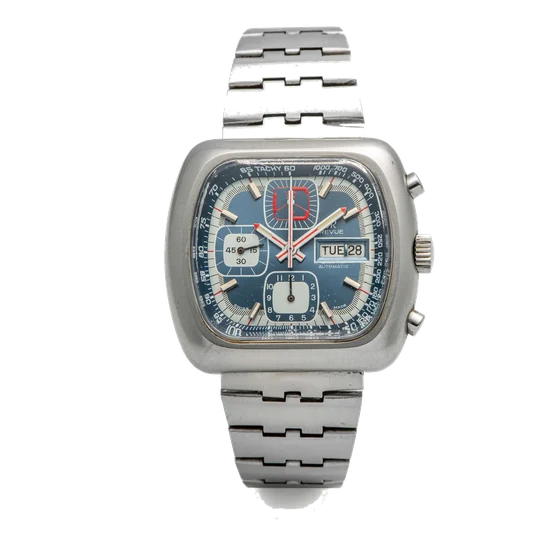 Revue Thommen Ref. 5500, self-winding, chronograph, minute and hour counters, date, day; s