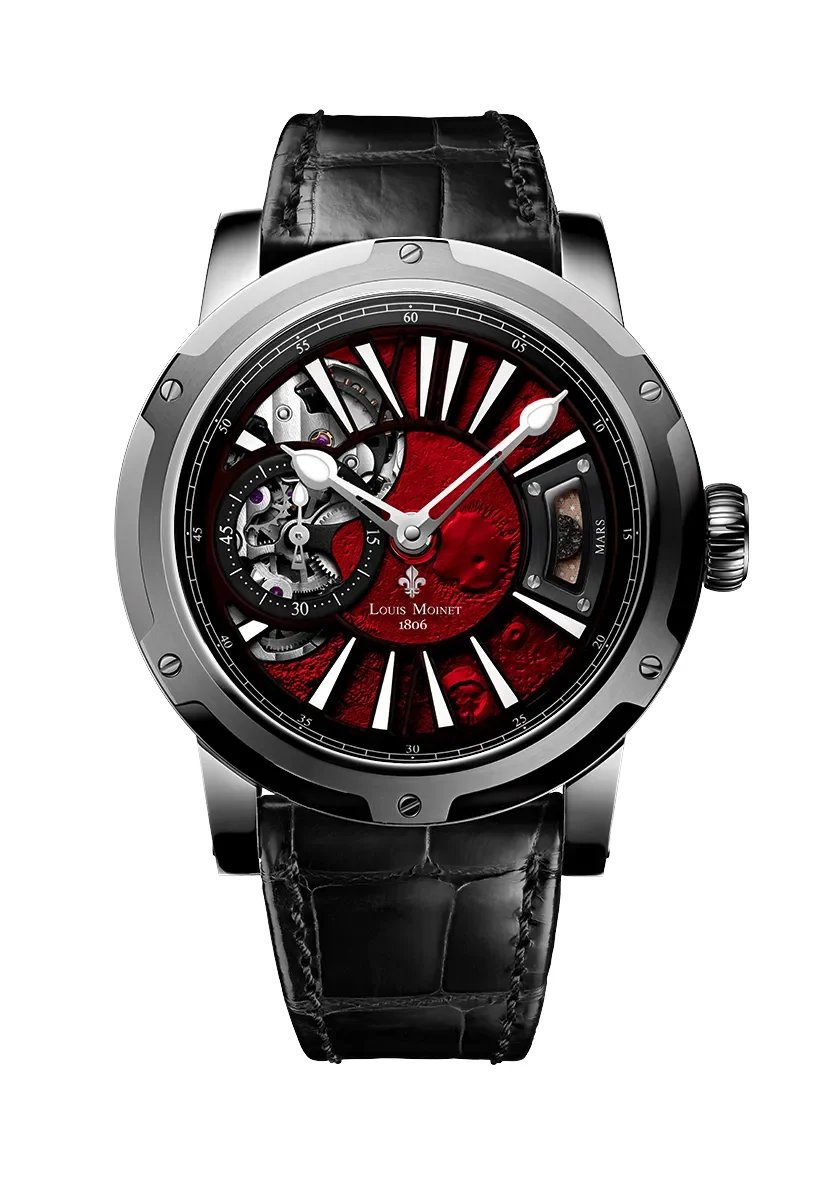 Louis Moinet Louis Moinet LM-45.10B.MA-R 45 mm kol saati
