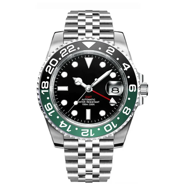 Tandorio Corgeut GMT Watch 3002A NH34 Movement Sapphire 10Bar ceramic Bezel 10BAR 40mm 14: