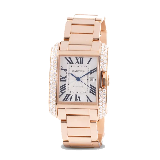Cartier CARTIER REF. WT100003, TANK ANGLAISE, 18K PINK GOLD kol saati