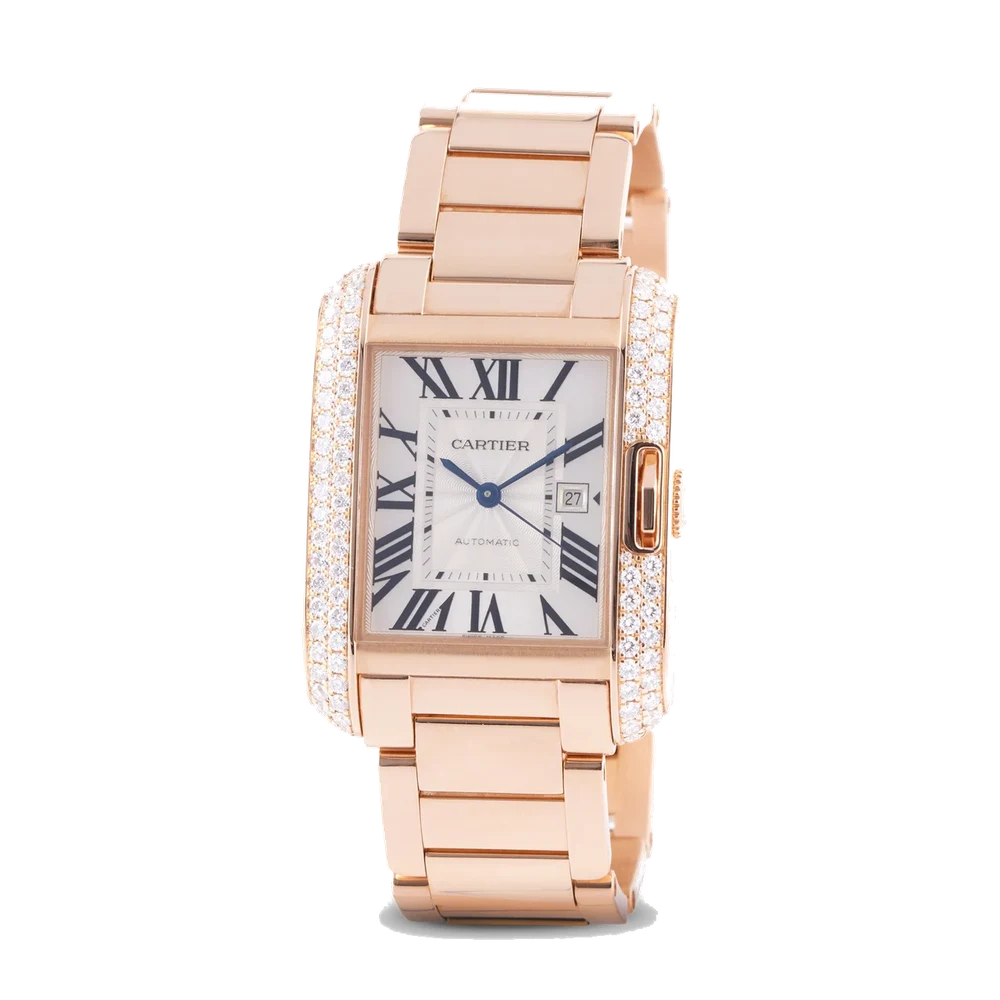 Cartier CARTIER REF. WT100003, TANK ANGLAISE, 18K PINK GOLD kol saati