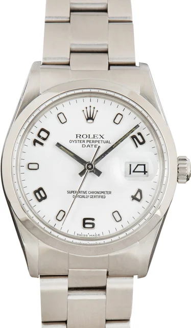 Rolex Date 15000 Black Dial kol saati