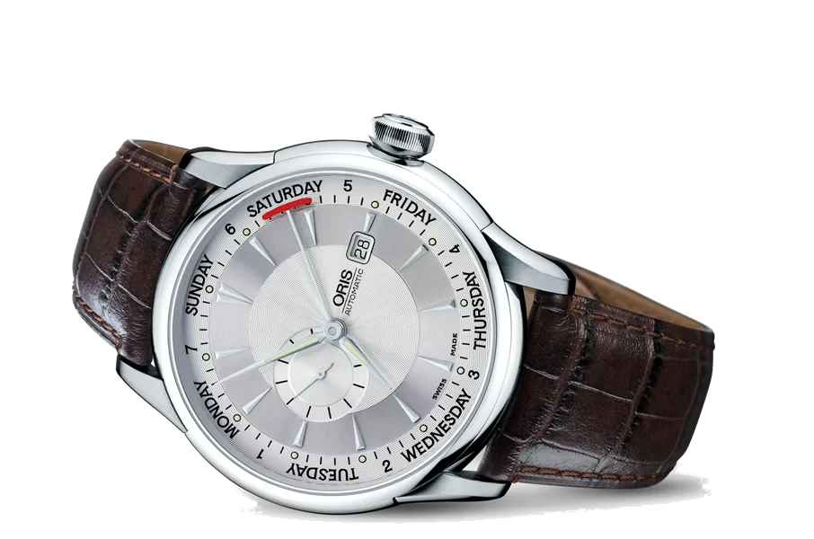 Oris Artelier Small Second, Pointer Day 2007 01 645 7596 4051-07 5 24 70FC 45 mm kol saati