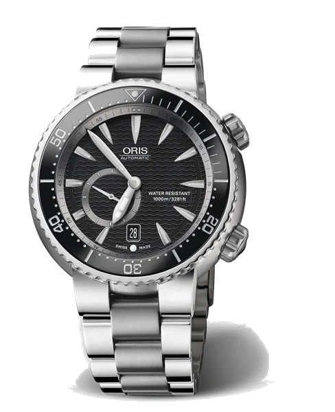 Oris Divers Titan 'C' Small Second, Date 01 743 7638 7454-07 8 24 70PEB 47 mm kol saati
