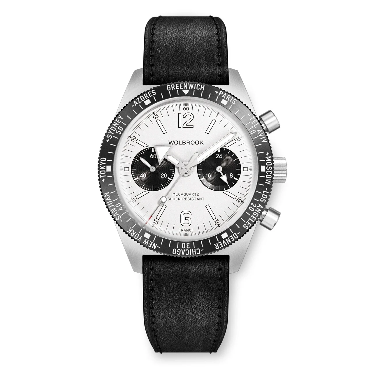 Wolbrook 24-SWCM-262-LR3-BLK-X15 48 mm kol saati