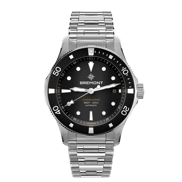Bremont Supermarine SM40-DT-SS-BK-B kol saati