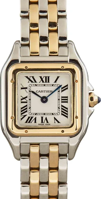 Cartier Panthere de 18k Yellow Gold & Steel 4023 kol saati