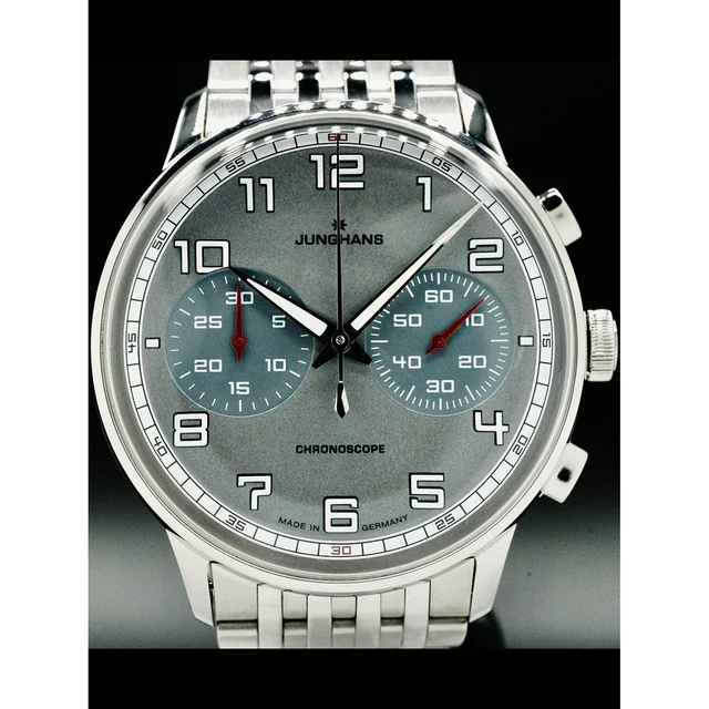 Junghans Meister Driver Chronoscope 027/3686.44 210000040616 kol saati