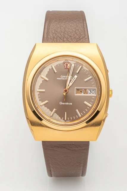 OMEGA Ref. MD 196.0030, quartz, centre-seconds, date, day; “Megaquartz 32 KHz”; 20 micron 