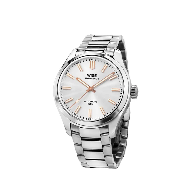 WISE ADAMASCUS AD990 Stainless 904L (39, 41 mm.) kol saati