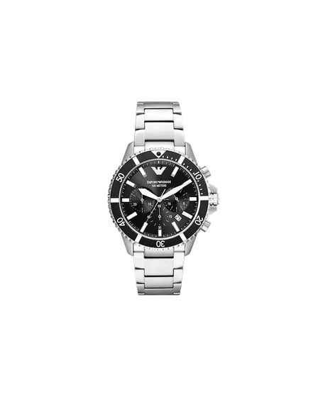 Emporio Armani World Explorer Chronograph Stainless Steel Watch AR11360 kol saati