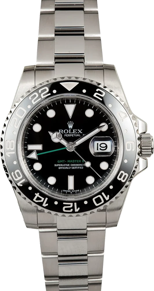 Rolex GMT-Master II 116710 Black Cerachrom Bezel 116710BKSO 40 mm kol saati